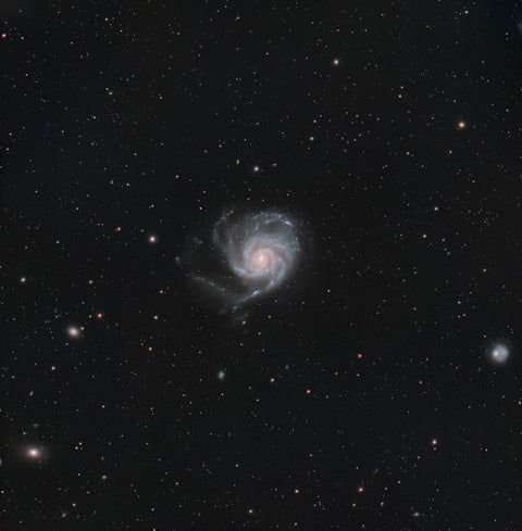 image of a galaxy seen with vaonis vespera pro II telescope