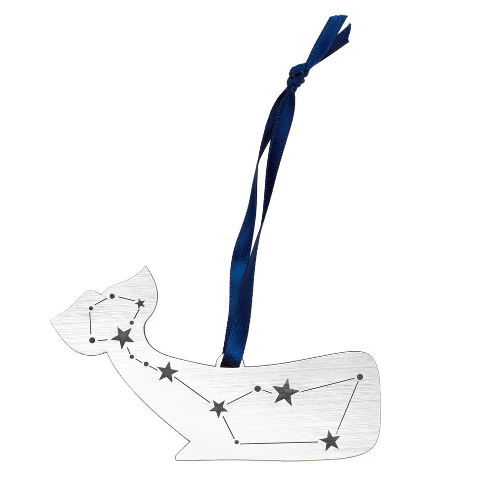 Whale (Cetus) Constellation Decoration Silver - 