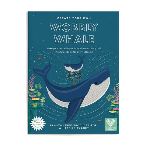 'Create Your Own Wobbly Whale' with whale illustration and underwater scene.