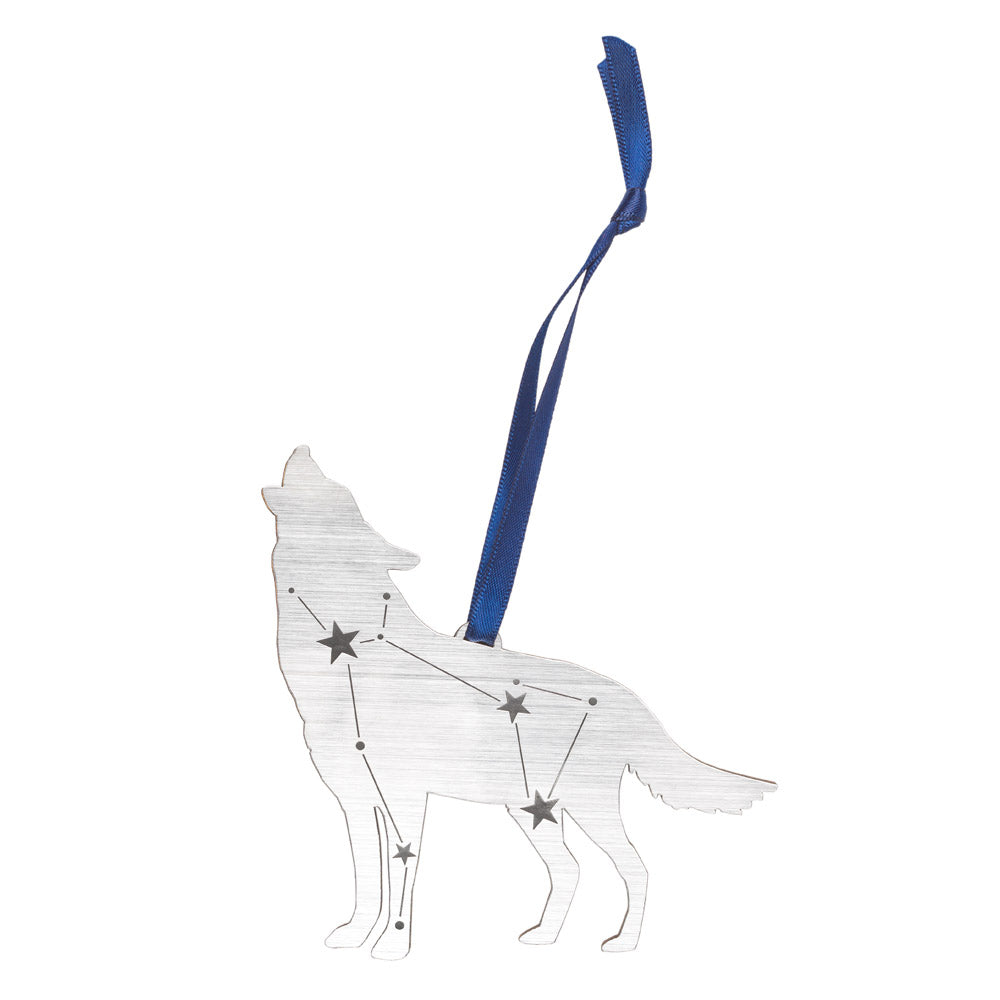 Wolf (Lupus) Constellation Decoration Silver - 