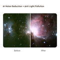 AI noise and light pollution reduction images