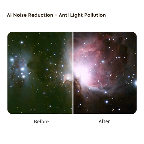 AI noise and light pollution reduction images