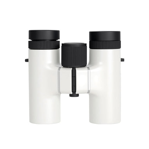 ZWO Seestar Binoculars view from the top on white background