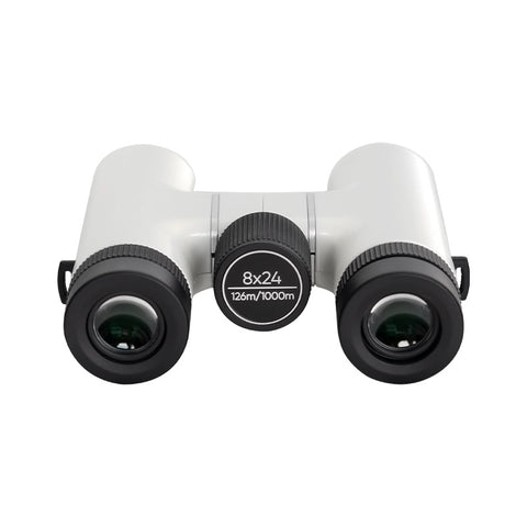 ZWO Seestar Binoculars front view on white background