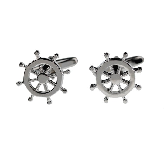 Nautical Ships Wheel Cufflinks