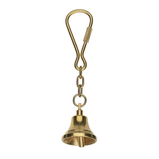 Brass Bell Keyring