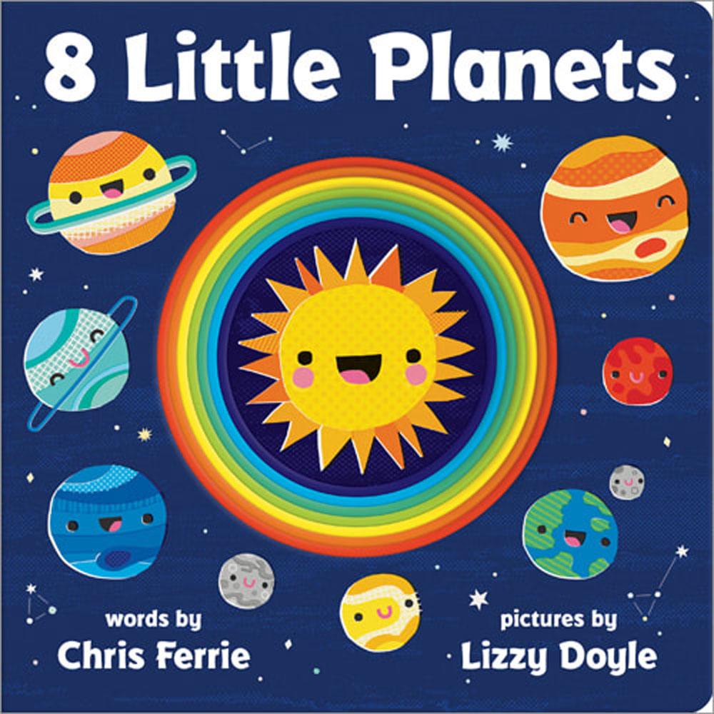 8 Little Planets Board Book - 