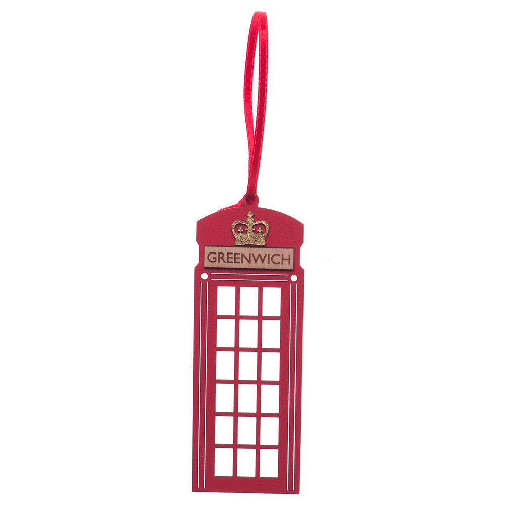 Buy Greenwich London Telephone Box Christmas Tree Decoration | Royal  Museums Greenwich – Royal Museums Greenwich Shop