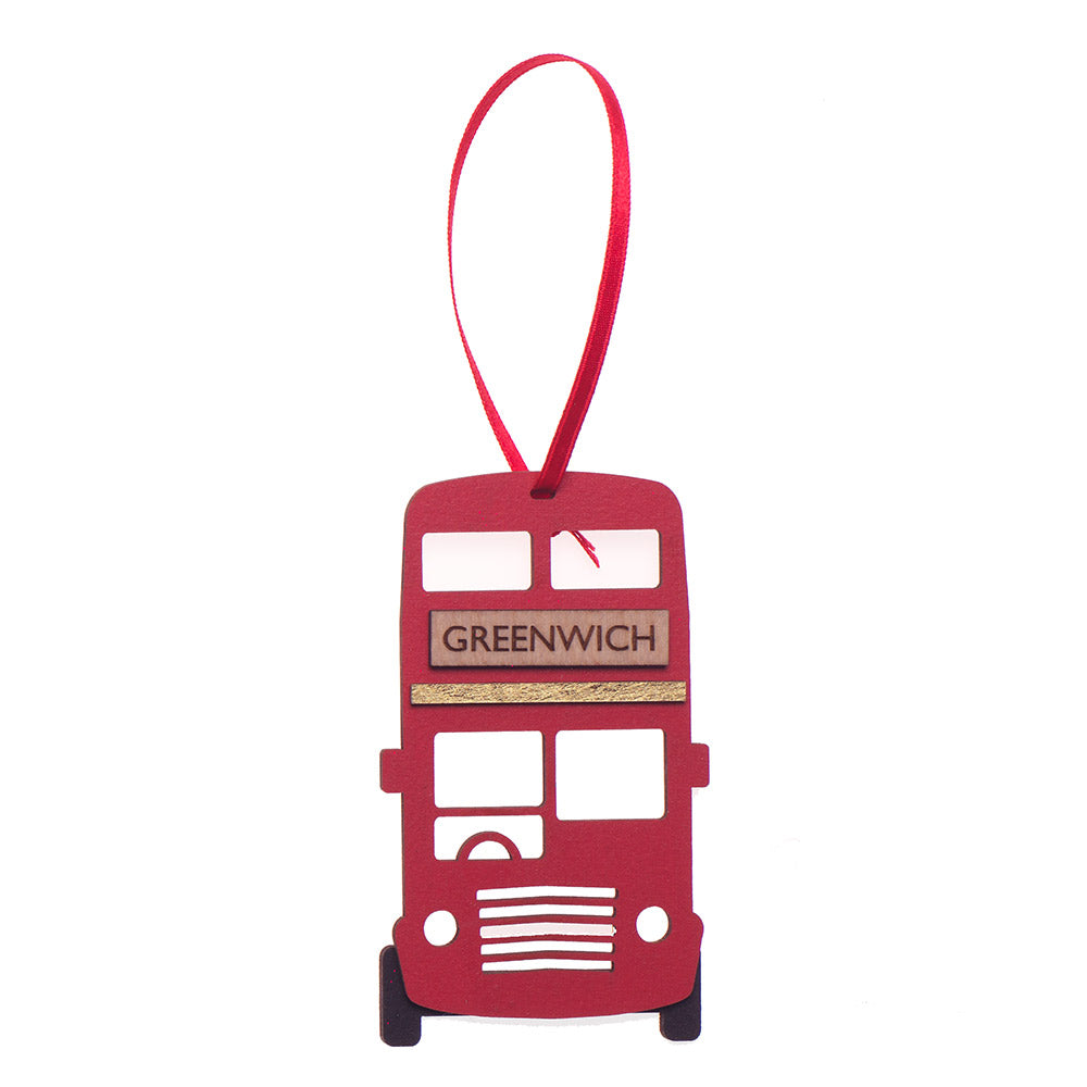 Greenwich London Bus Decoration - 
