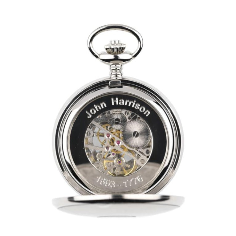 Chrome H4 Inspired Pocket Watch Pocket Watches RMG Shop Royal Museums Greenwich Shop