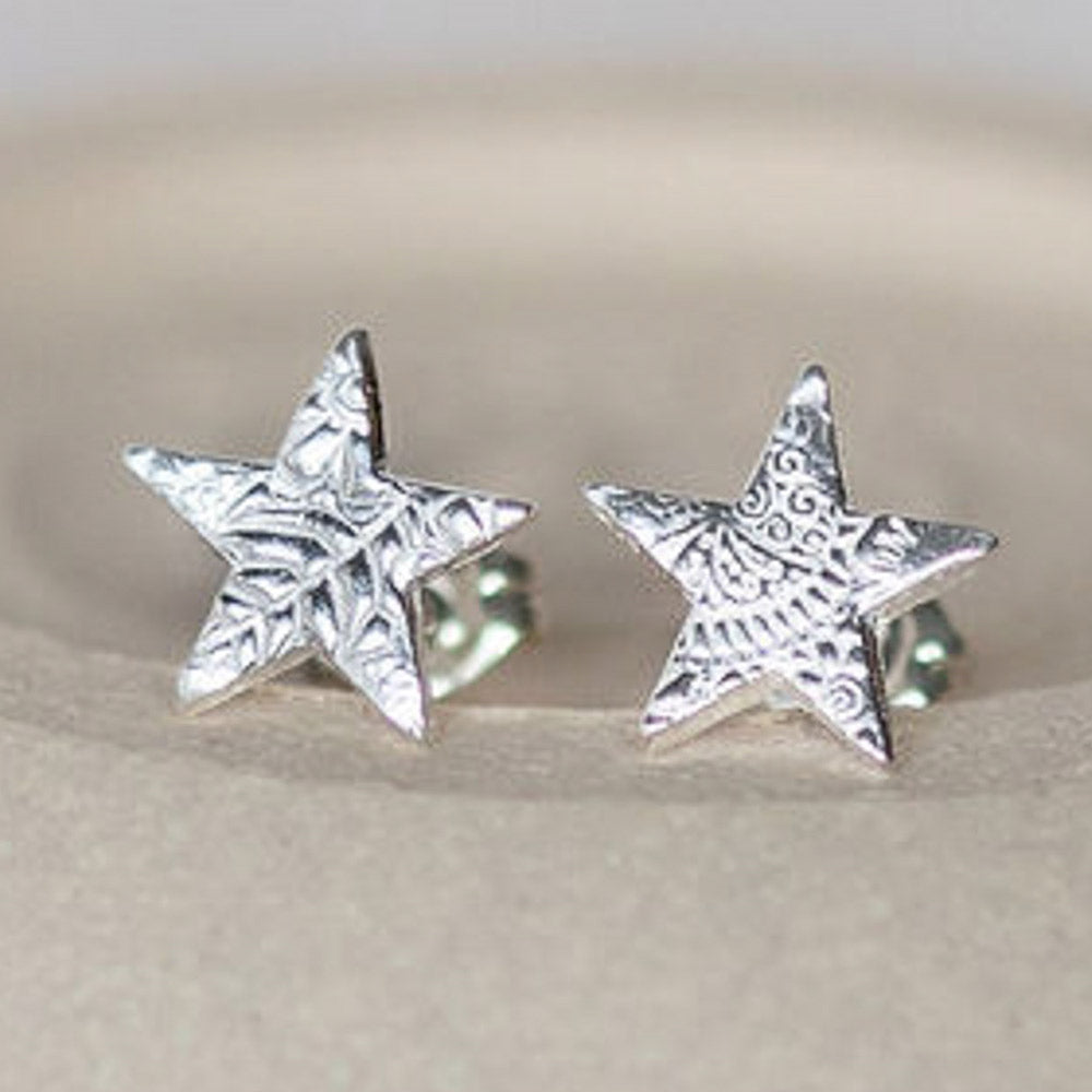 Star Stud Earrings - 