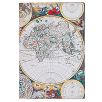 World map passport cover