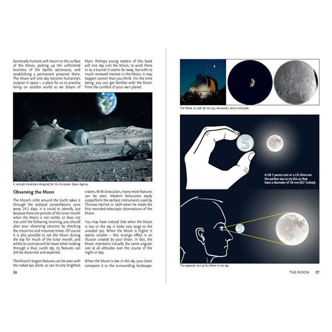 Pages from Moongazing: Beginner's Guide to Exploring the Moon.