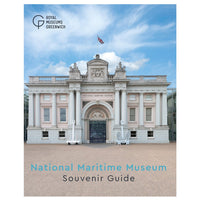 National Maritime Museum Guidebook with image of the museum entrance flanked by two anchors on a sunny day