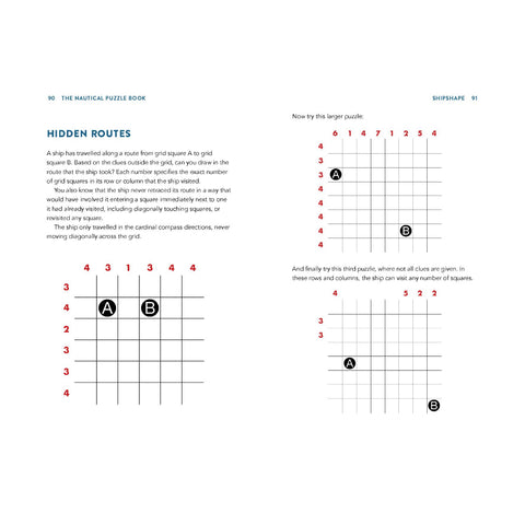 Pages from The National Maritime Museum Nautical Puzzle Book.