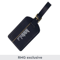 Prime Meridian Recycled Leather Luggage Tag