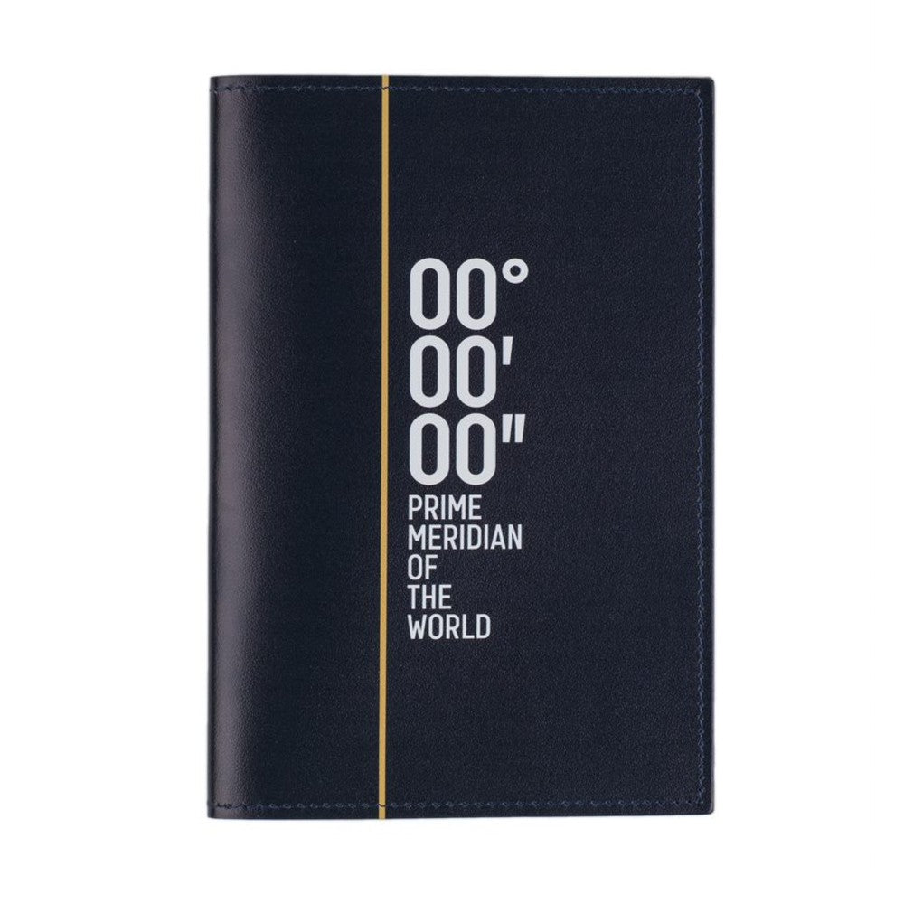 Prime Meridian Recycled Leather Passport Holder - 