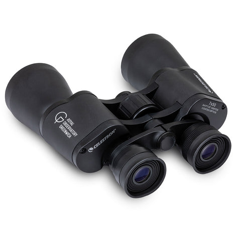 Black binoculars with white Royal Observatory Greenwich and Celestron logos.