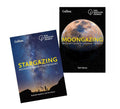 Covers of the Stargazing and Moongazing astronomy guidebooks.