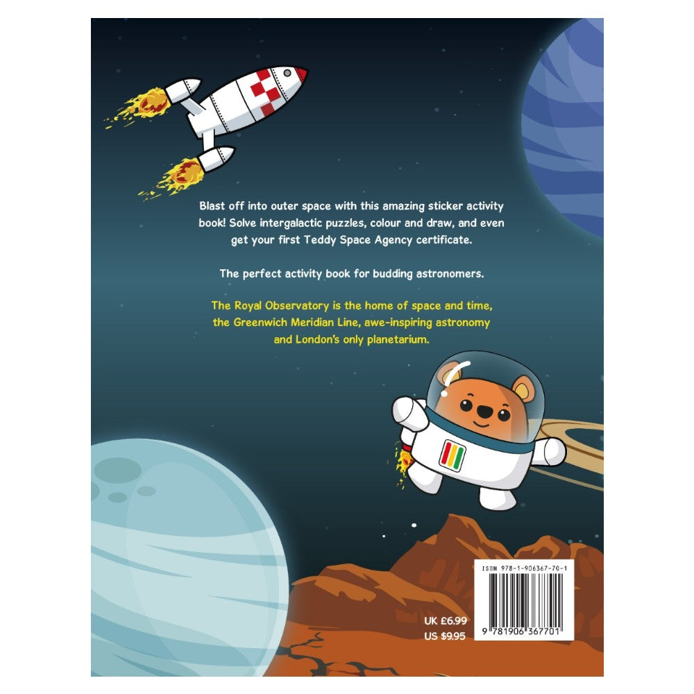 Ted's Space Adventures Sticker Activity Book - 