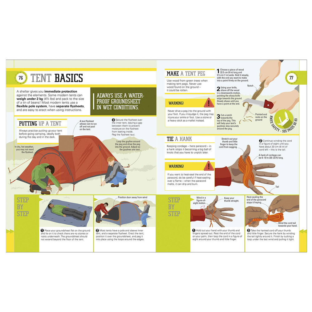 Survival for Beginners: A step-by-step guide to camping and