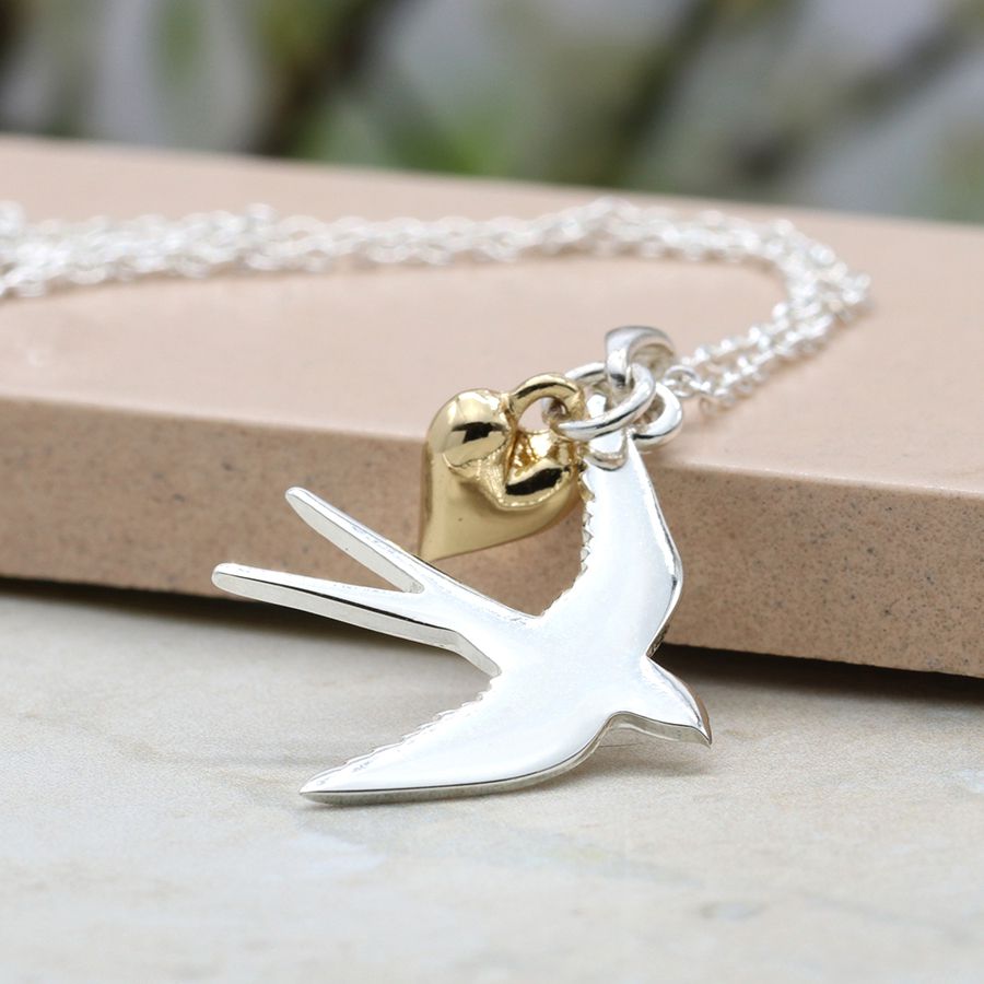 Swallow Necklace - 
