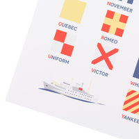 Maritime Signal Flags Print
