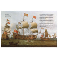 Painting showing the Britannia ship 
