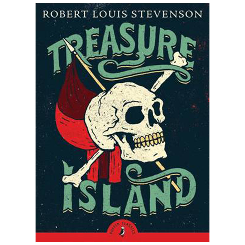Treasure Island - Children's Book with skull & crossbone on cover