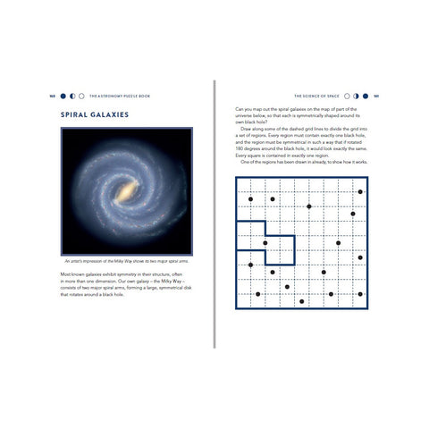 Pages from The Astronomy Puzzle Book.