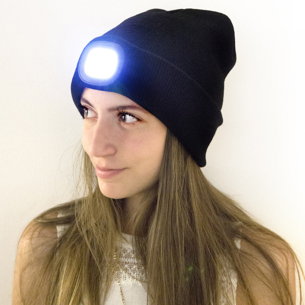 Beanie Hat with Torch - 
