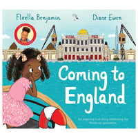 Coming to England: An Inspiring True Story Celebrating the Windrush Generation by Baroness Floella Benjamin Media cover