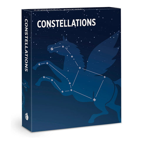 Constellations product box featuring an illustration of a horse-shaped star group.