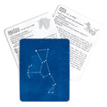 An example of the constellation knowledge cards with illustrations and information.