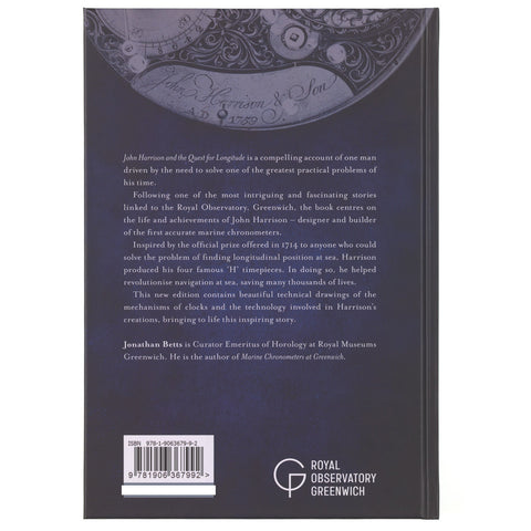 Back cover of John Harrison and the Quest for Longitude.