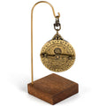 Small brass Astrolabe Astrolabio hanging from stand