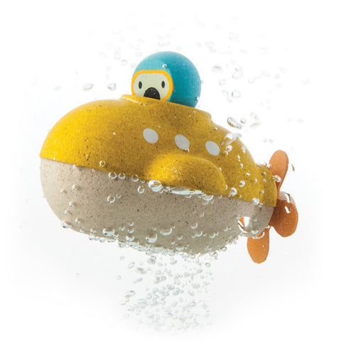 Submarine Wooden Bath Toy