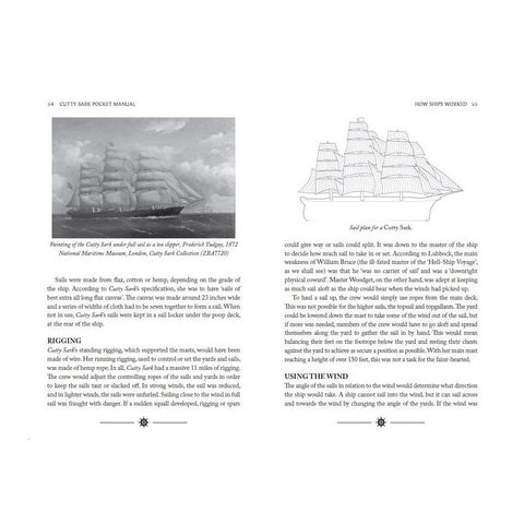 Pages from The Cutty Sark Pocket Manual.