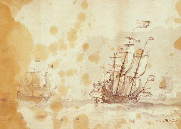 A Dutch flagship in a fresh wind (Custom Print)