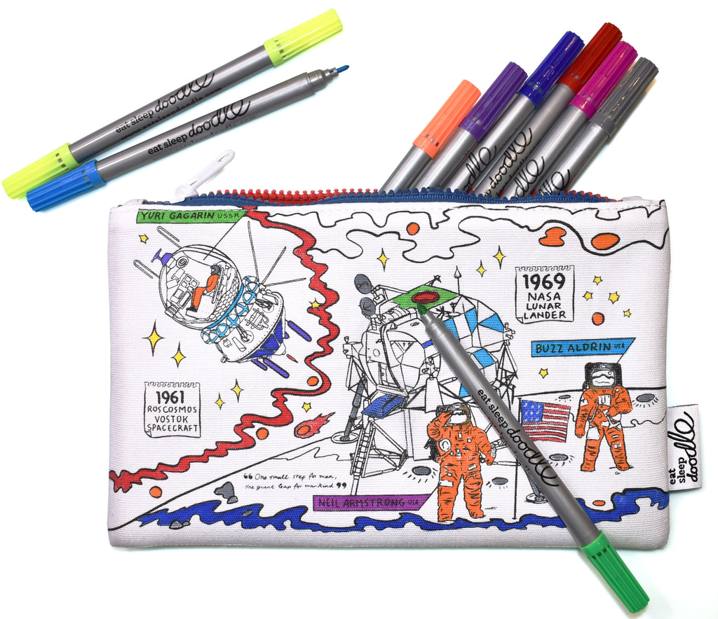 Space Colour-in Pencil Case - 