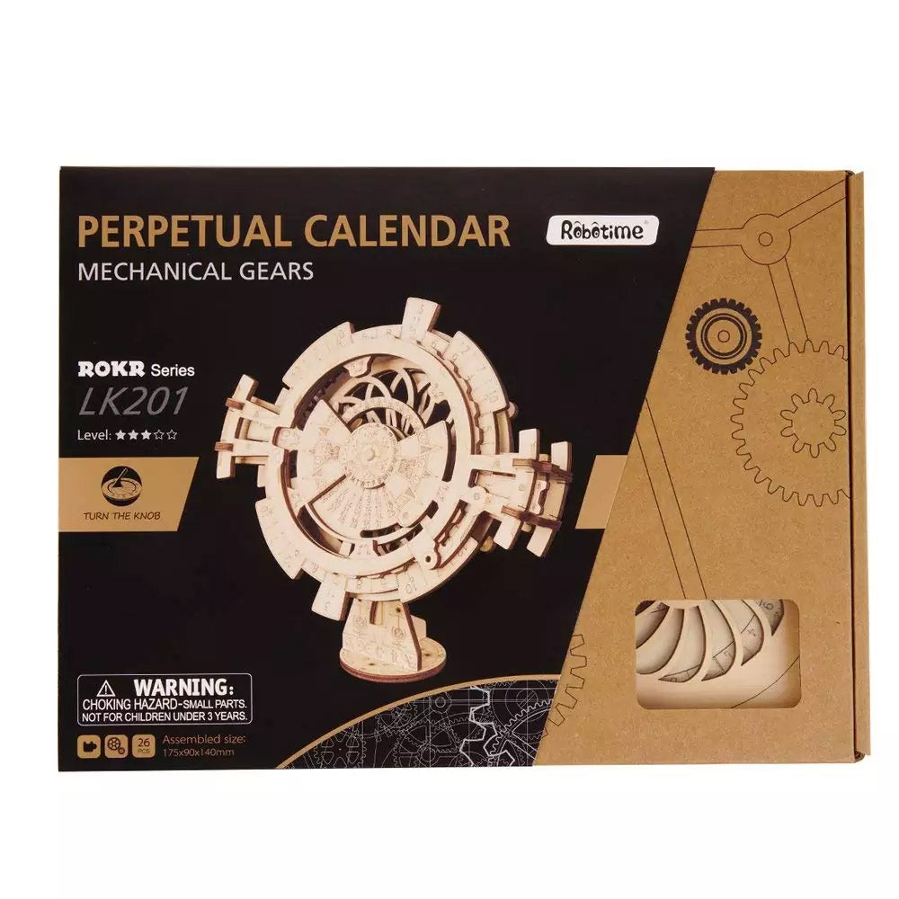 Perpetual Calendar Wooden Build Kit - 