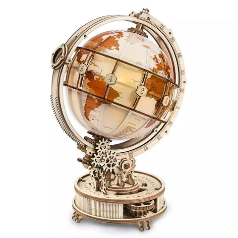 Luminous Globe Wooden Build Kit