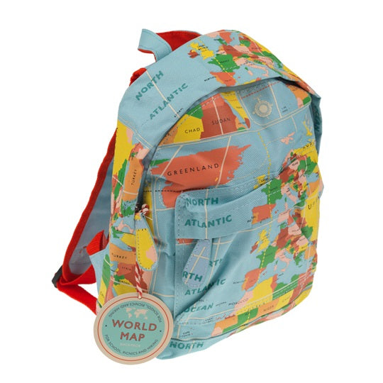 World Map Mini Backpack | Little Explorers | RMG Shop – Royal Museums ...
